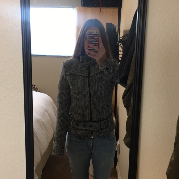 ZARA TRF Chevron Jacket - Picture 3 of 4